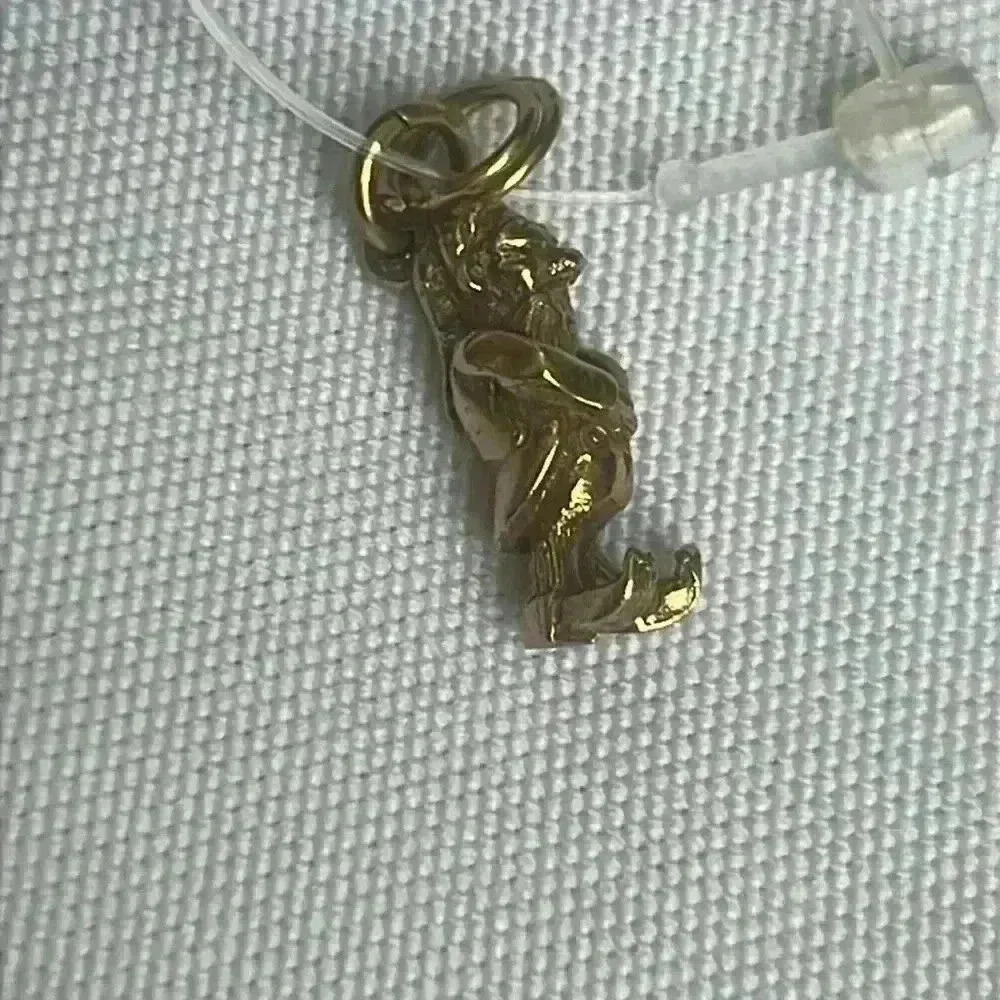 VINTAGE marked 875 vintage Dwarf gnome CHARM very detailed and rare - Picture 3 of 7
